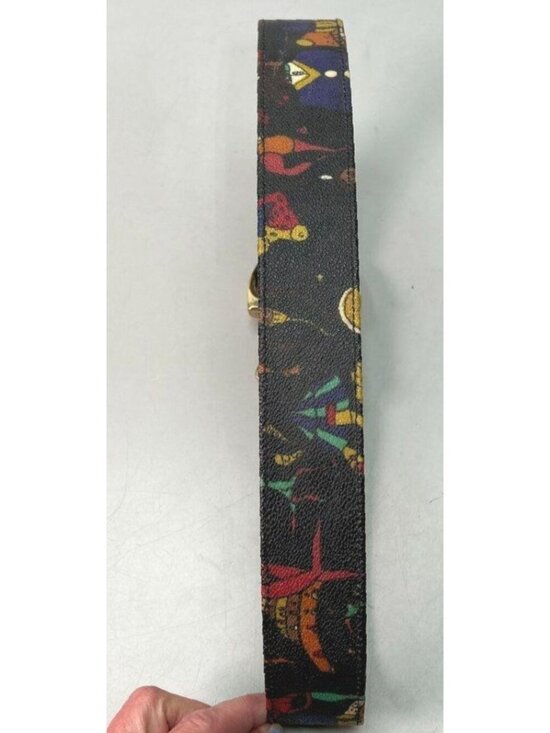 Vintage PIERO GUIDI Women\'s Magic Circus Leather Belt Made in ITALY Size Small main image 9